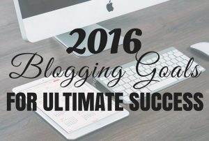 Blogging goals for 2016