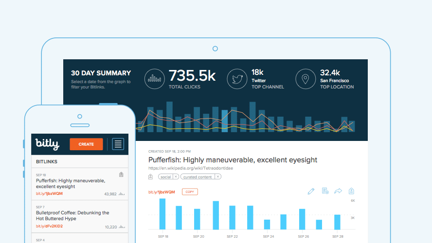 BITLY - Social Media Marketing Tools