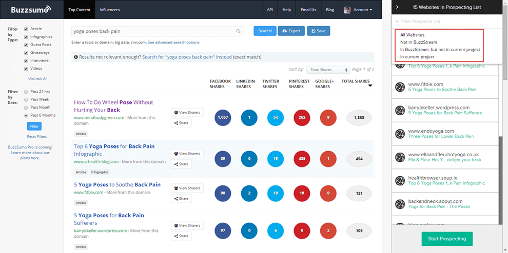 Buzzsumo - Social Media Marketing Tools