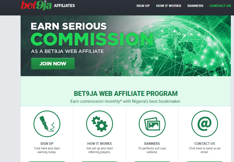 bet9ja affiliate marketing program in nigeria