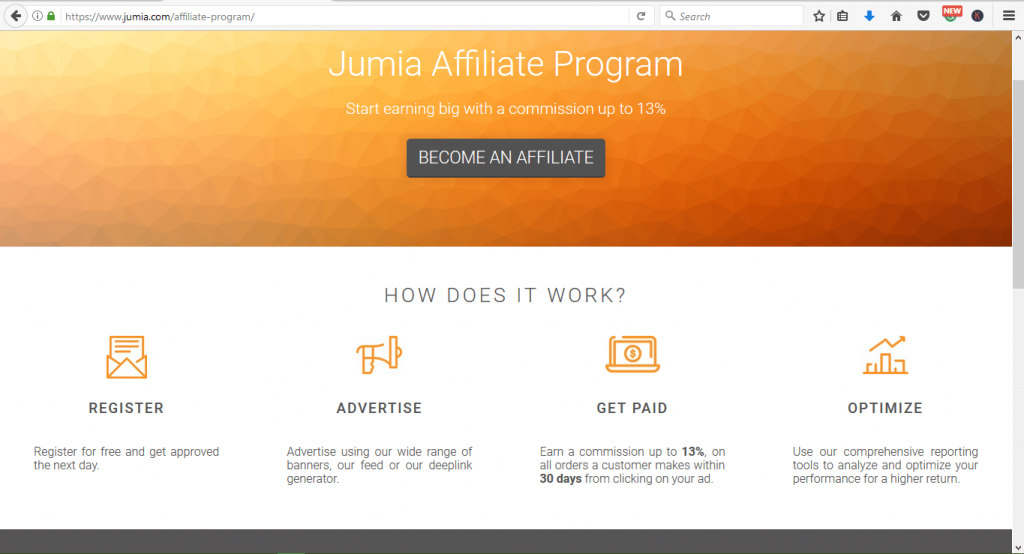 jumia affiliate program