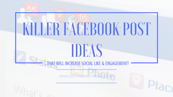 50 killer Facebook Post Ideas for Small Business Owners ... - 560 x 315 png 51kB
