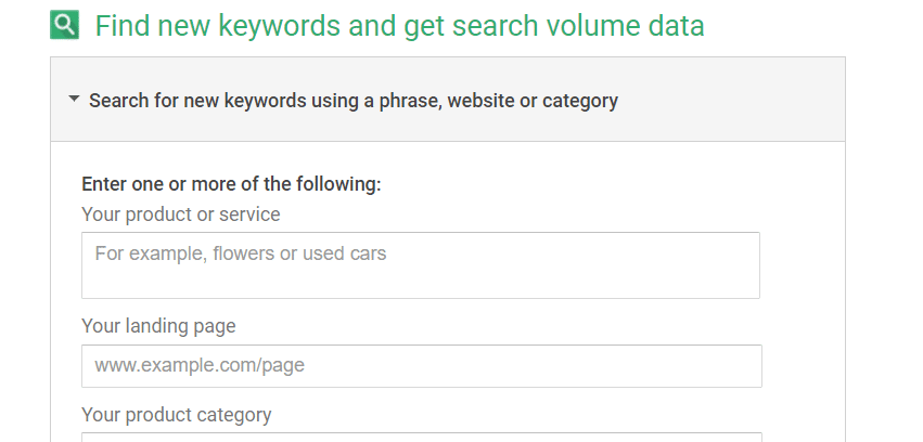 Google Keyword Planner Tool For Keyword Research