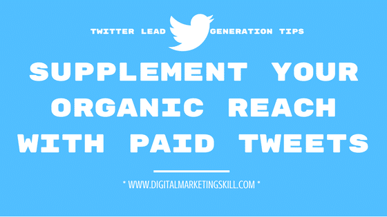 TWITTER LEAD GENERATION TIPS