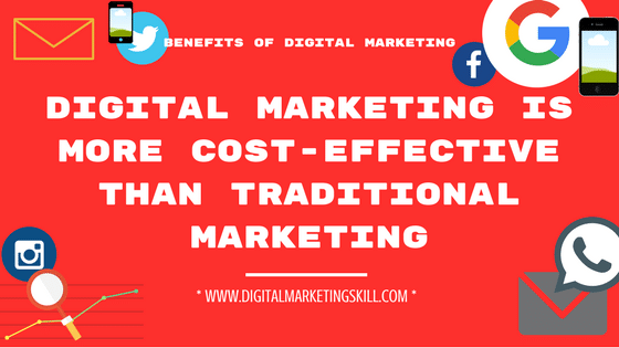 BENEFITS OF DIGITAL MARKETING