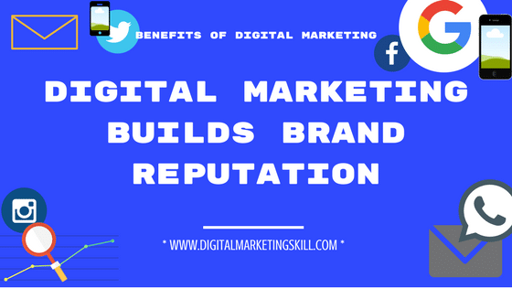 BENEFITS OF DIGITAL MARKETING