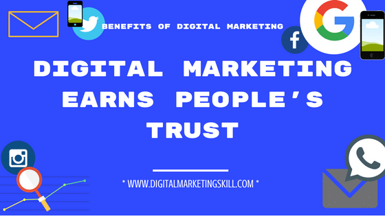 BENEFITS OF DIGITAL MARKETING