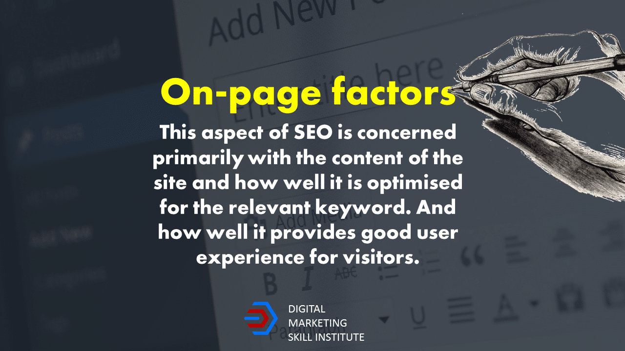 On-page SEO Factor Definition