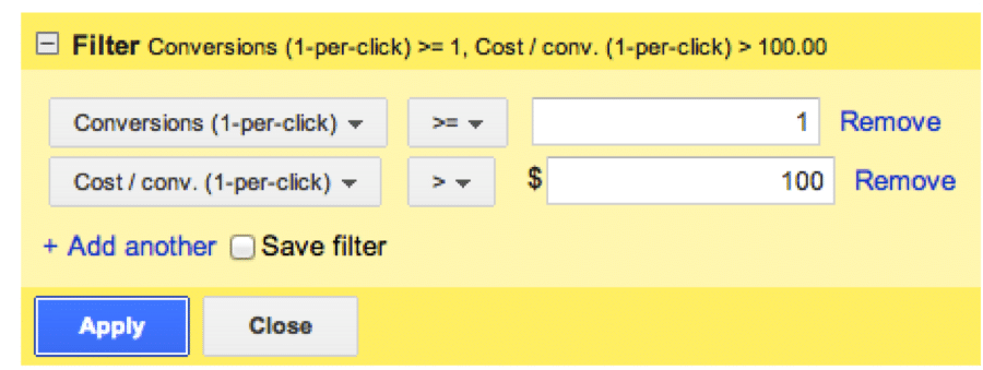 adwords performance