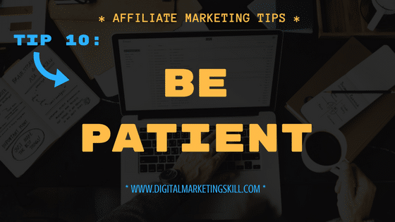 AFFILIATE MARKETING TIPS