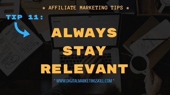 AFFILIATE MARKETING TIPS