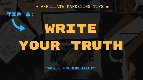 AFFILIATE MARKETING TIPS