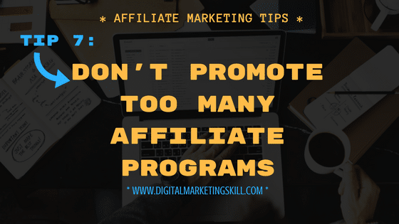 AFFILIATE MARKETING TIPS