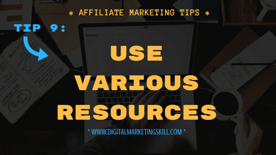 AFFILIATE MARKETING TIPS