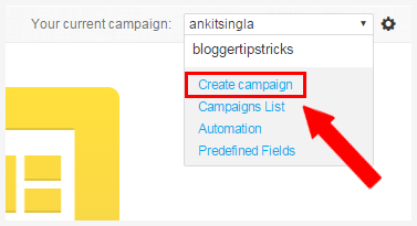 Create your first Campaign