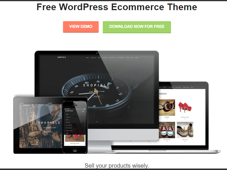 free wordpress themes shopisle
