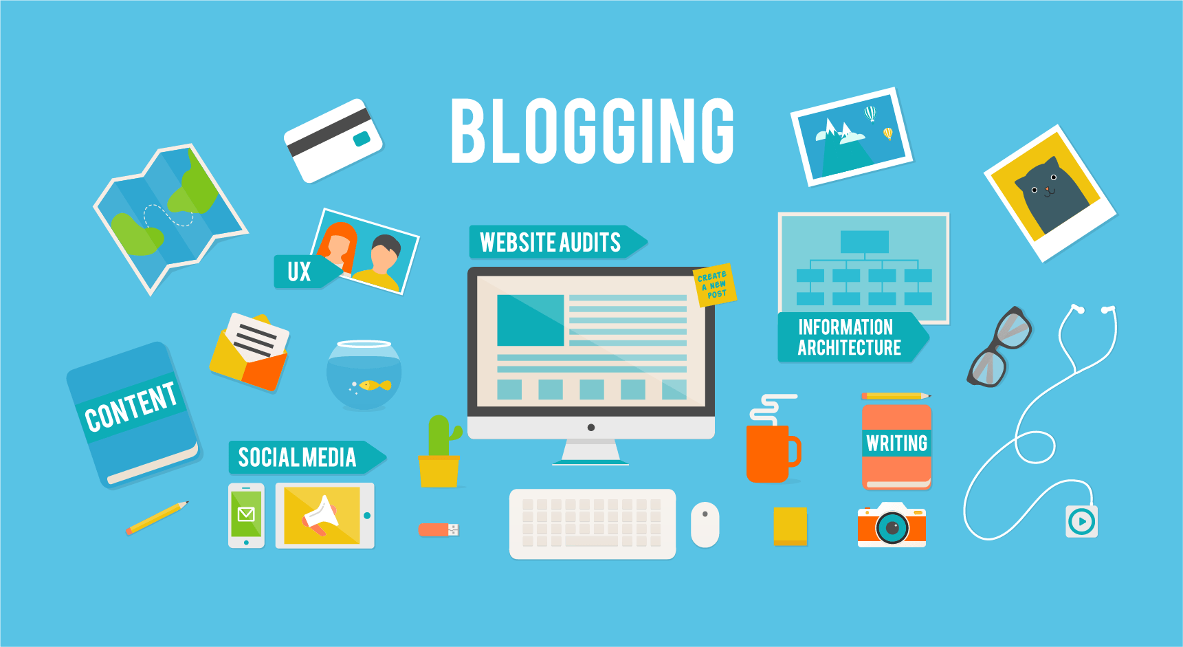 Blogging as part of the many ways to make money online using digital marketing