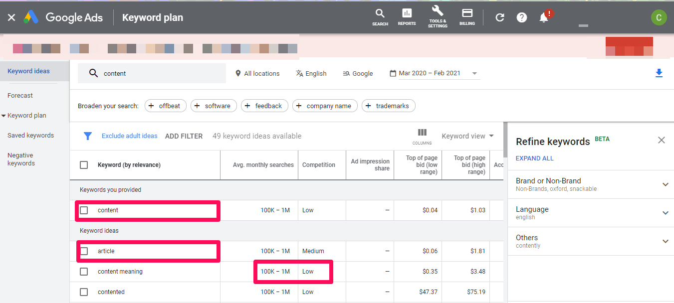 Keyword Research