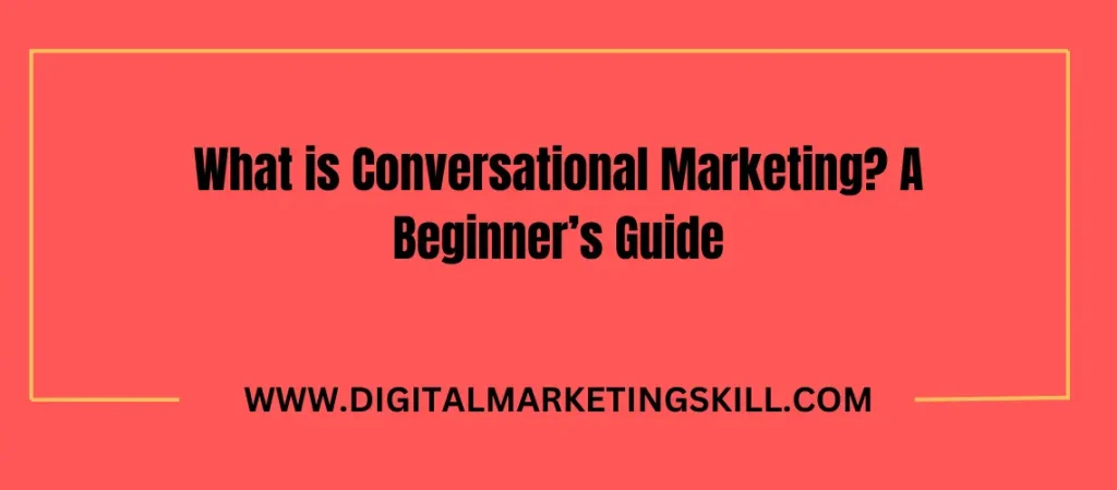 conversational marketing