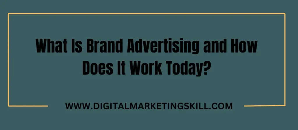brand advertising