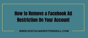 facebook ad restriction