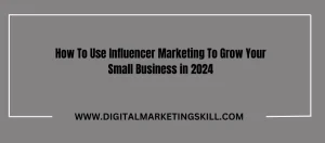 influencer marketing for small business