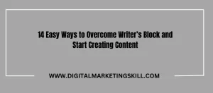 How to Overcome Writer’s Block