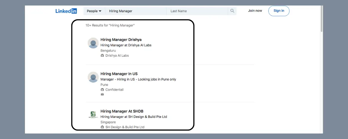 hiring manager