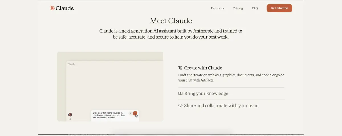 Claude - AI writing tool