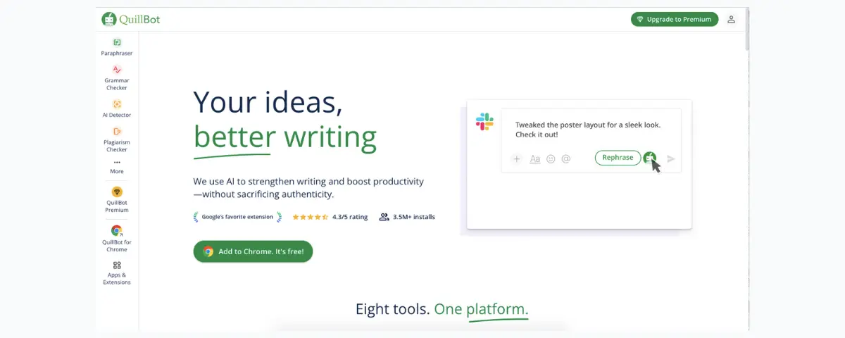 Quillbot - AI writing tool