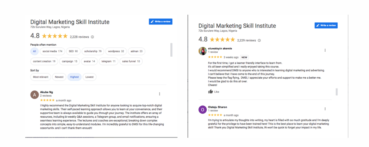 digital marketing skill institute review