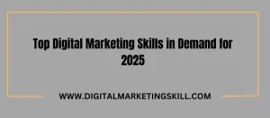 Digital Marketing Skills