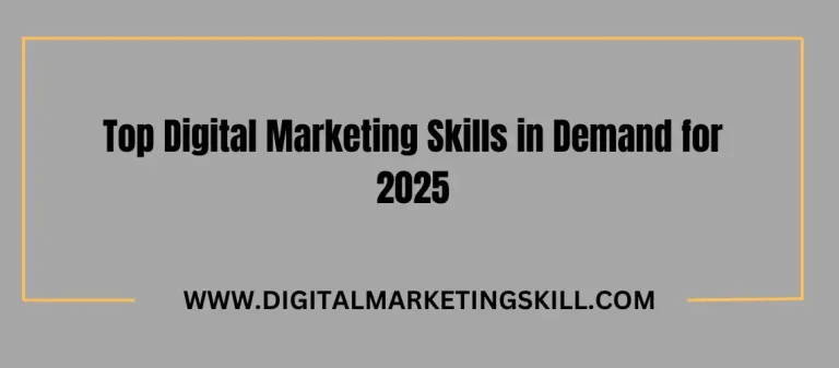 Digital Marketing Skills
