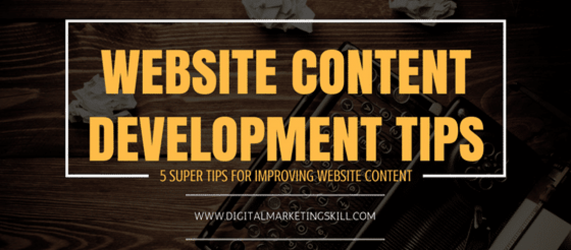 Tips For Improving Website Content
