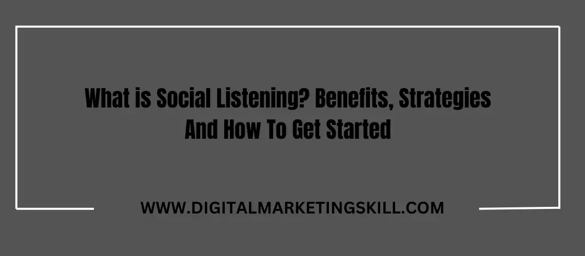 Social Listening