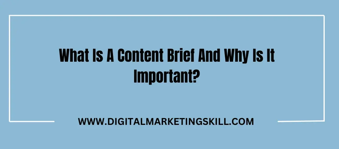 content brief