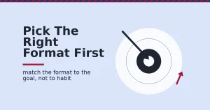 Illustration for an Instagram marketing strategy guide showing an arrow hitting the right target ring while a mismatched arrow misses