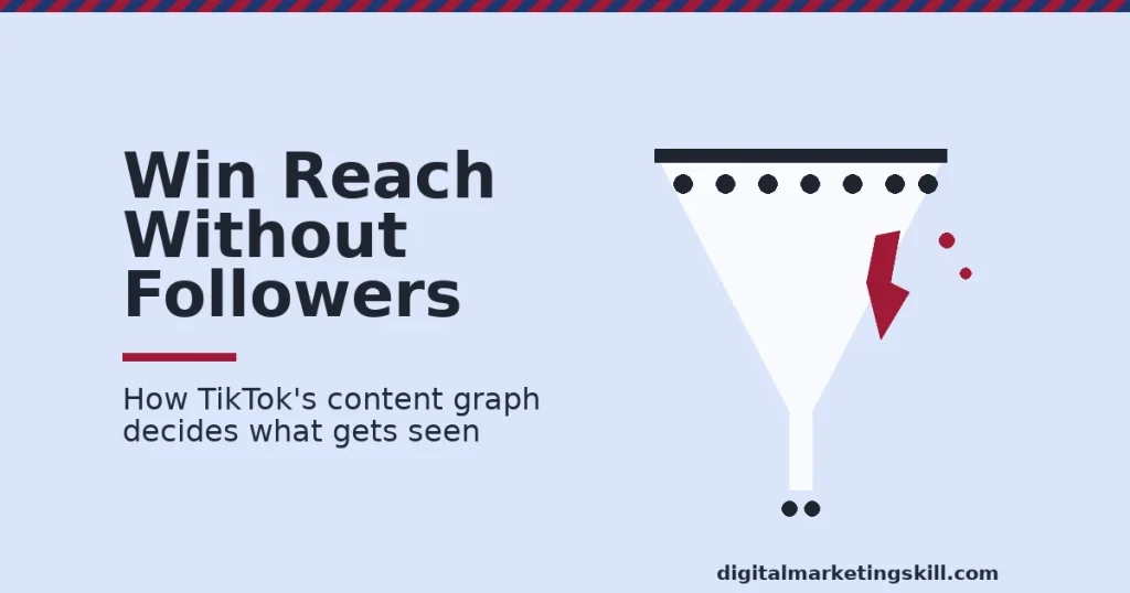 TikTok for business graphic showing reach beyond follower count